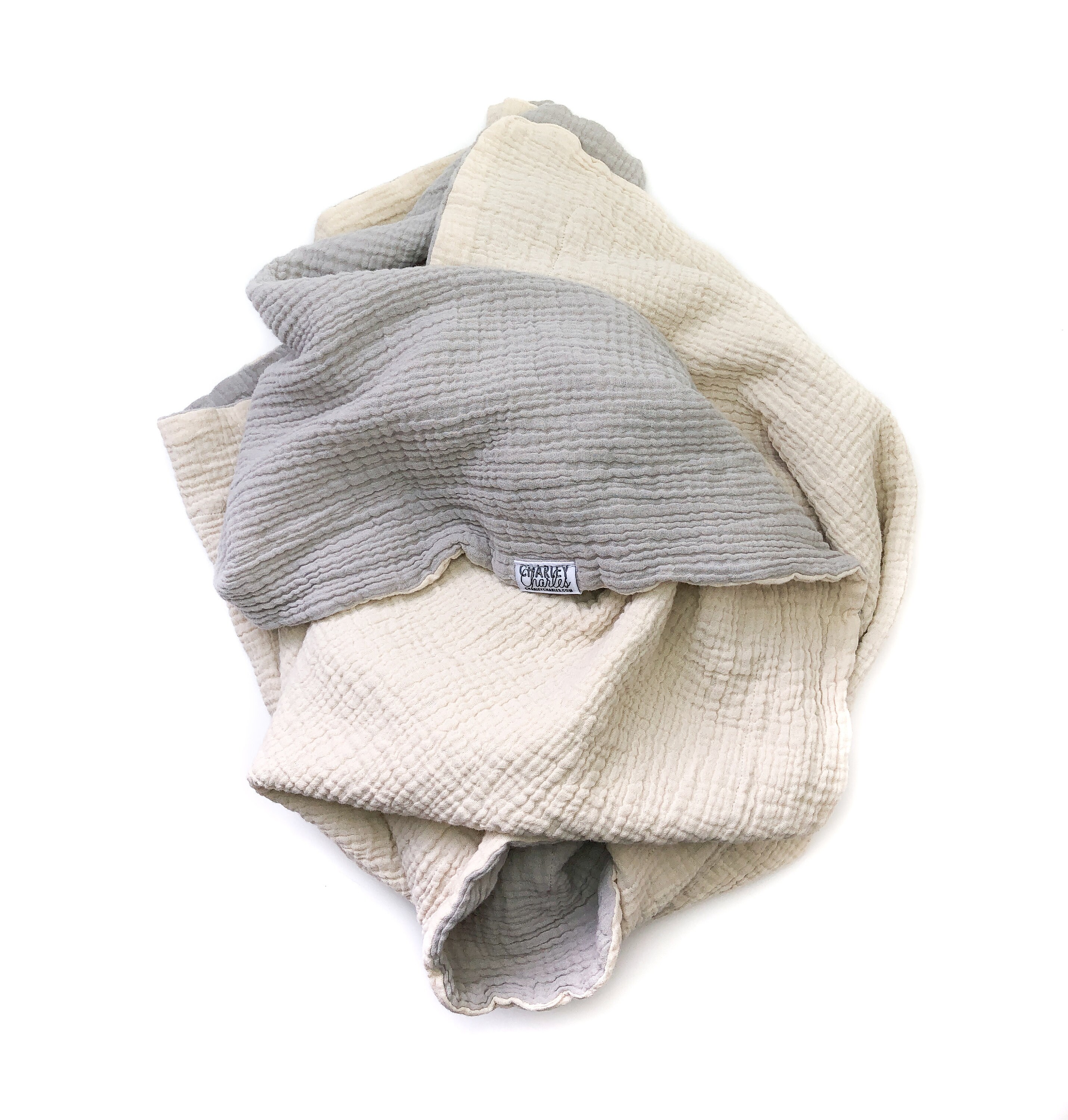 Gender Neutral Cotton Gauze Baby Blanket / Reversible Baby Etsy