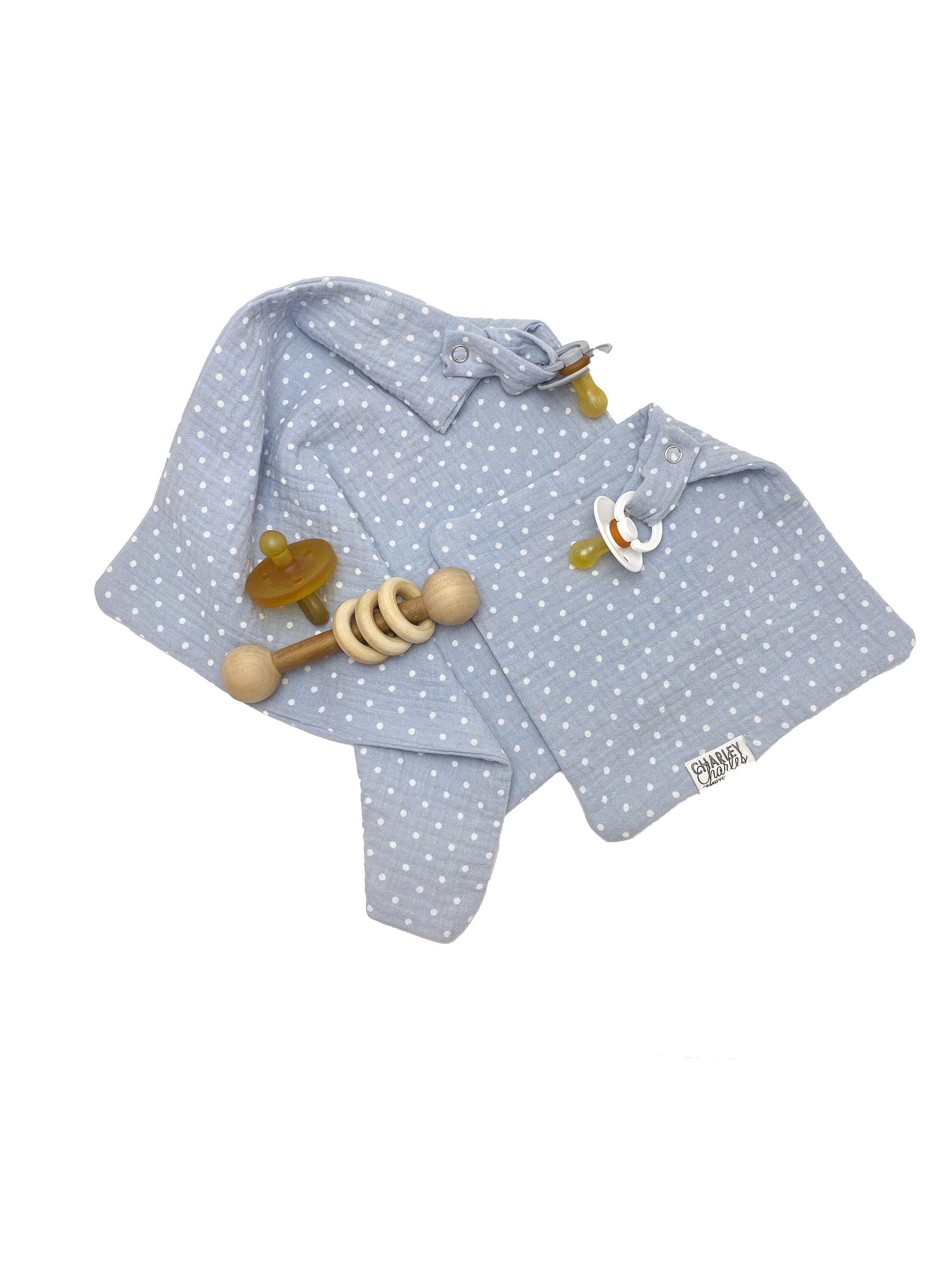 LIGHT TAN 4 Layer Gauze Pacifier Holder 8X8 or 14X14 pacifier holder dummy clip pacifier animal Pacifier doll lovey