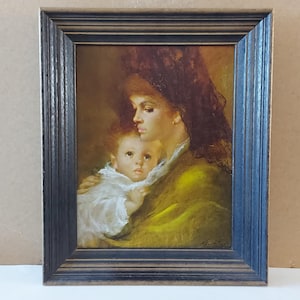 Mid-Century "Mother Love" Winde Fine Print After Armando Gentilini  (PR136)