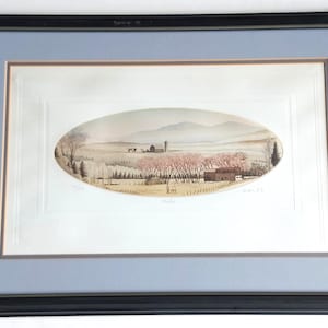 Ltd. Ed. 96/150 "Maibi" Aquatint Etching Signed By Canadian Jean Cencig (PR66)