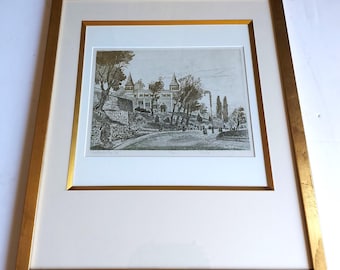 "Halaszbastya" (Bastión de los Pescadores). Grabado del húngaro Tuka Laszlo (PR346).