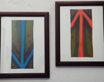 Set Of 2 Ltd. Ed. Abstract Lithographs Signed By Canadian Rudolf Bikkers (1943 - 2023) #9