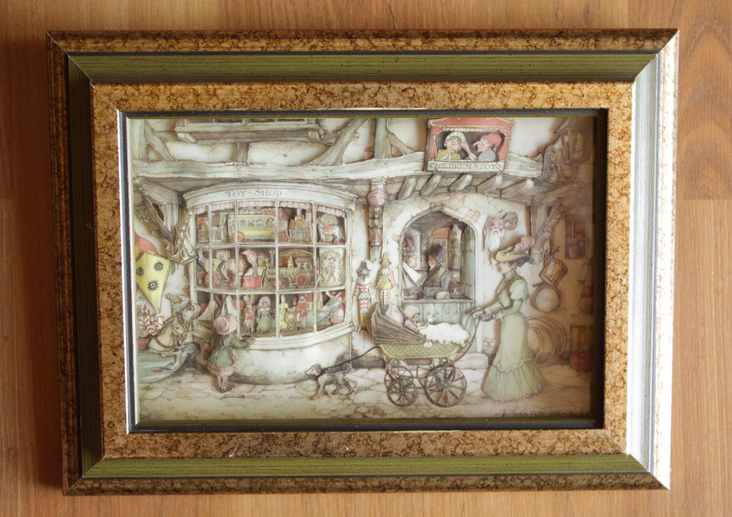 Vintage Anton Pieck 3D 