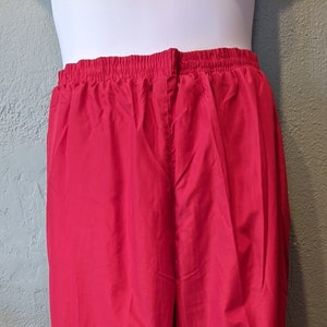 Oleg Cassini Red Track or jogging suit pants Size XL Soft and Silky Warm up/Activewear pants