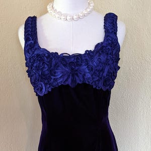 ワンピース 80s vintage satin ribbon flower dress 80s Ribbon Dress - Etsy