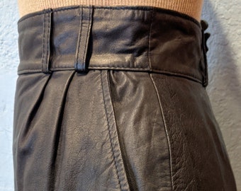 Leather Pencil Skirt - Etsy