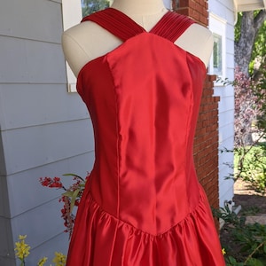 Perfect Blue Mima Red Dress - Etsy