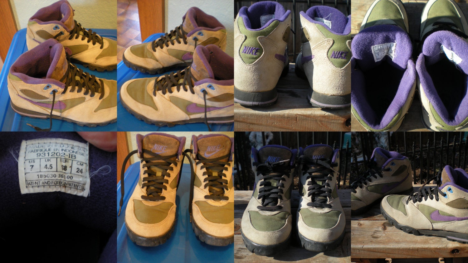 nike hiking boots 1990