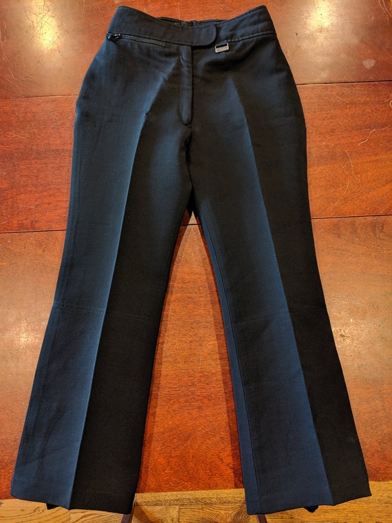 OSSI Skiwear Ladies Size 10R Black Wool 
