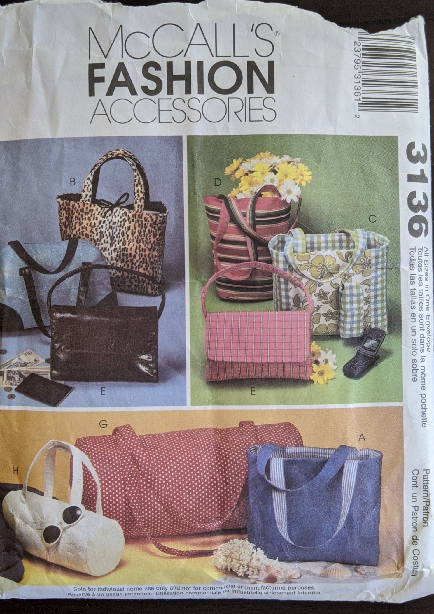 mccalls purse patterns