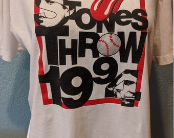 Rolling Stones Vintage Tee Stones Throw 1994 Tour Aug 1 & 3 Concert at RFK plus 4 major league Baseball Games Size Large