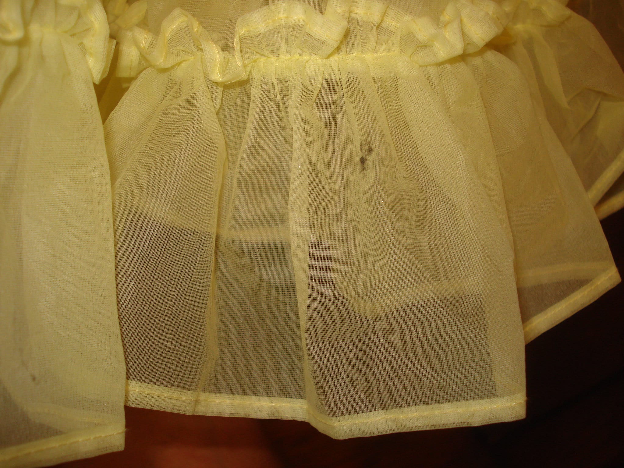 Yellow Petticoat Square Dancing Slip Size Medium Two Layers Very Poofy ...