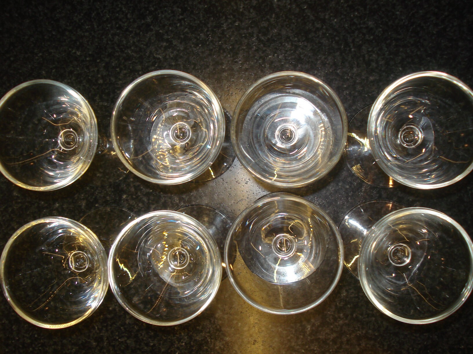 Mid Century Modern Cordial/Shot Glasses by Libbey Nob Hill Set of 8