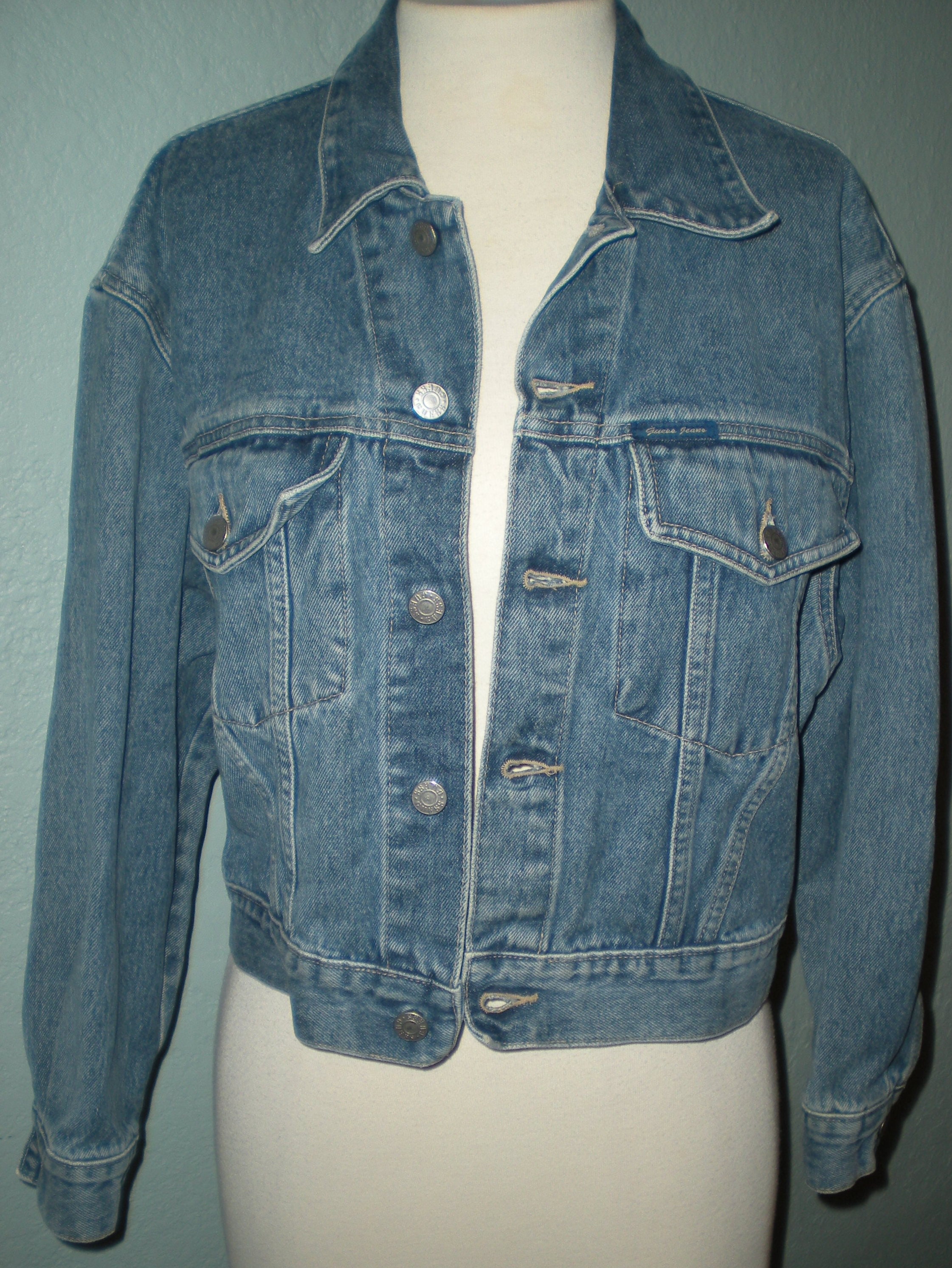 vintage guess jean jacket