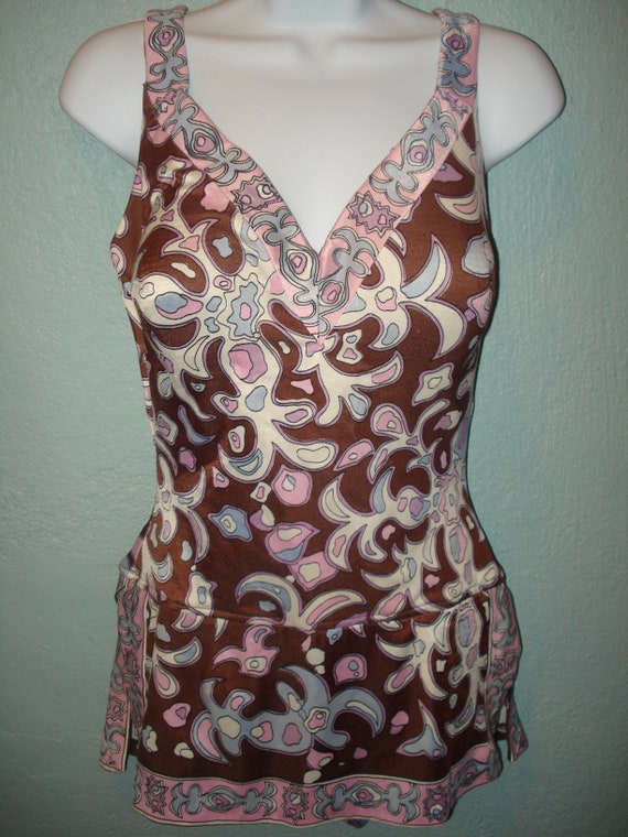 Vintage One Piece Swimsuit Size 16 38 C by Perfec… - image 1