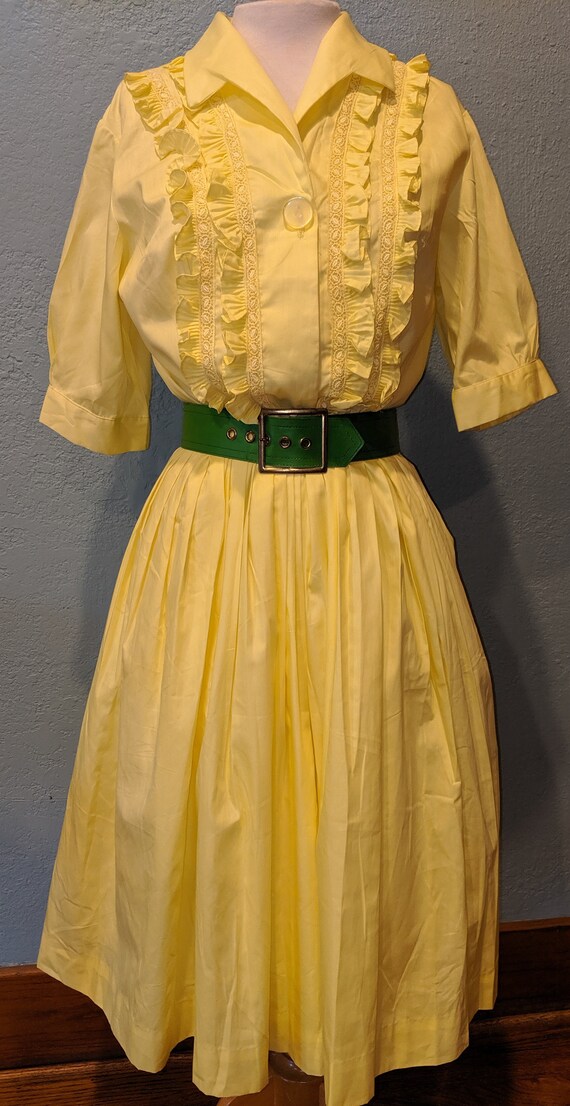 yellow dress size 20