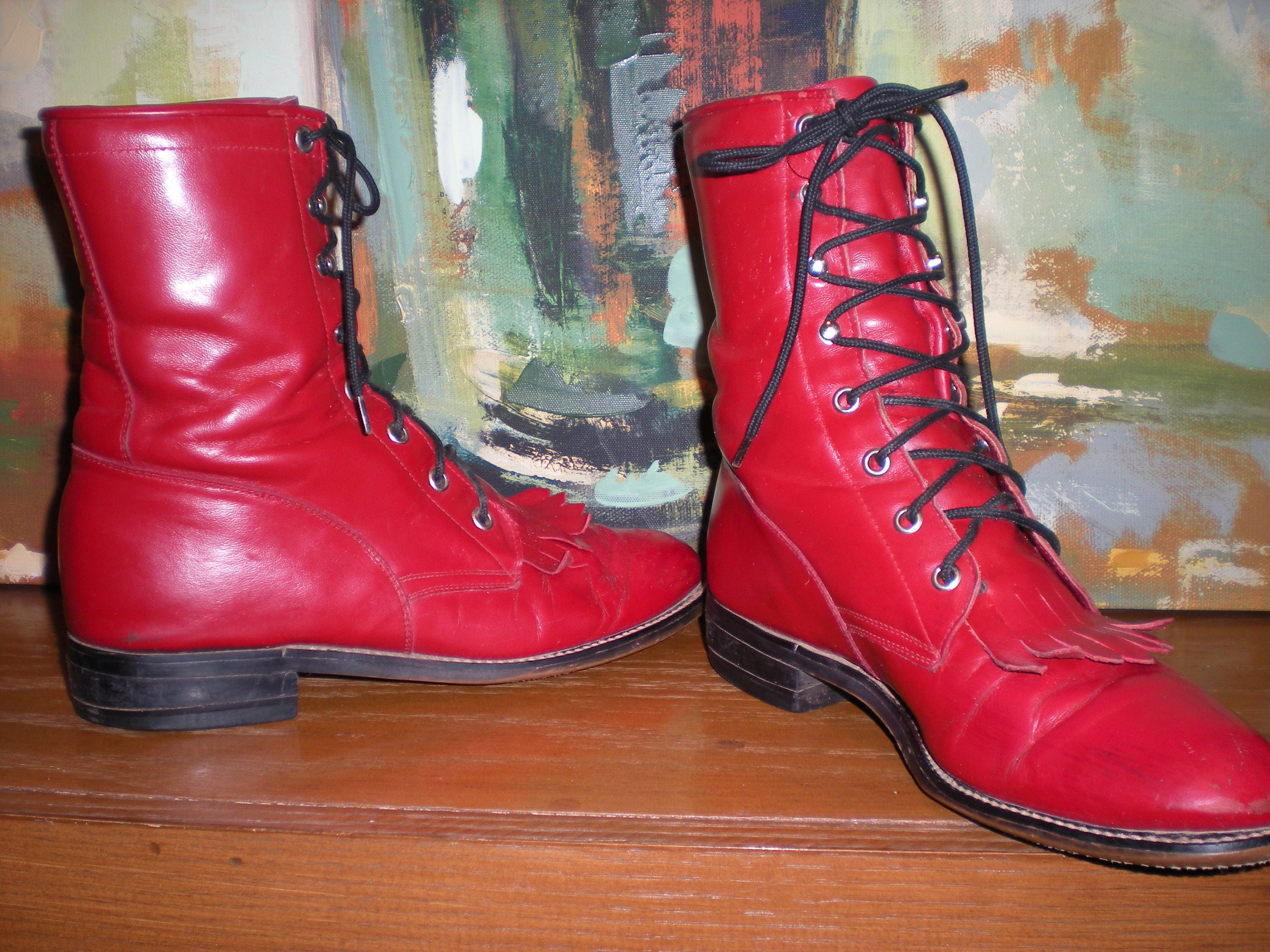 lace up ropers