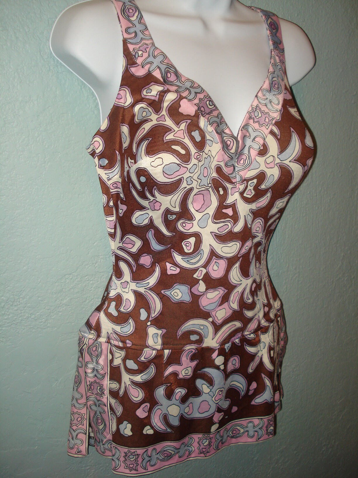 Vintage One Piece Swimsuit Size 16 38 C by Perfection fit by Roxanne ...