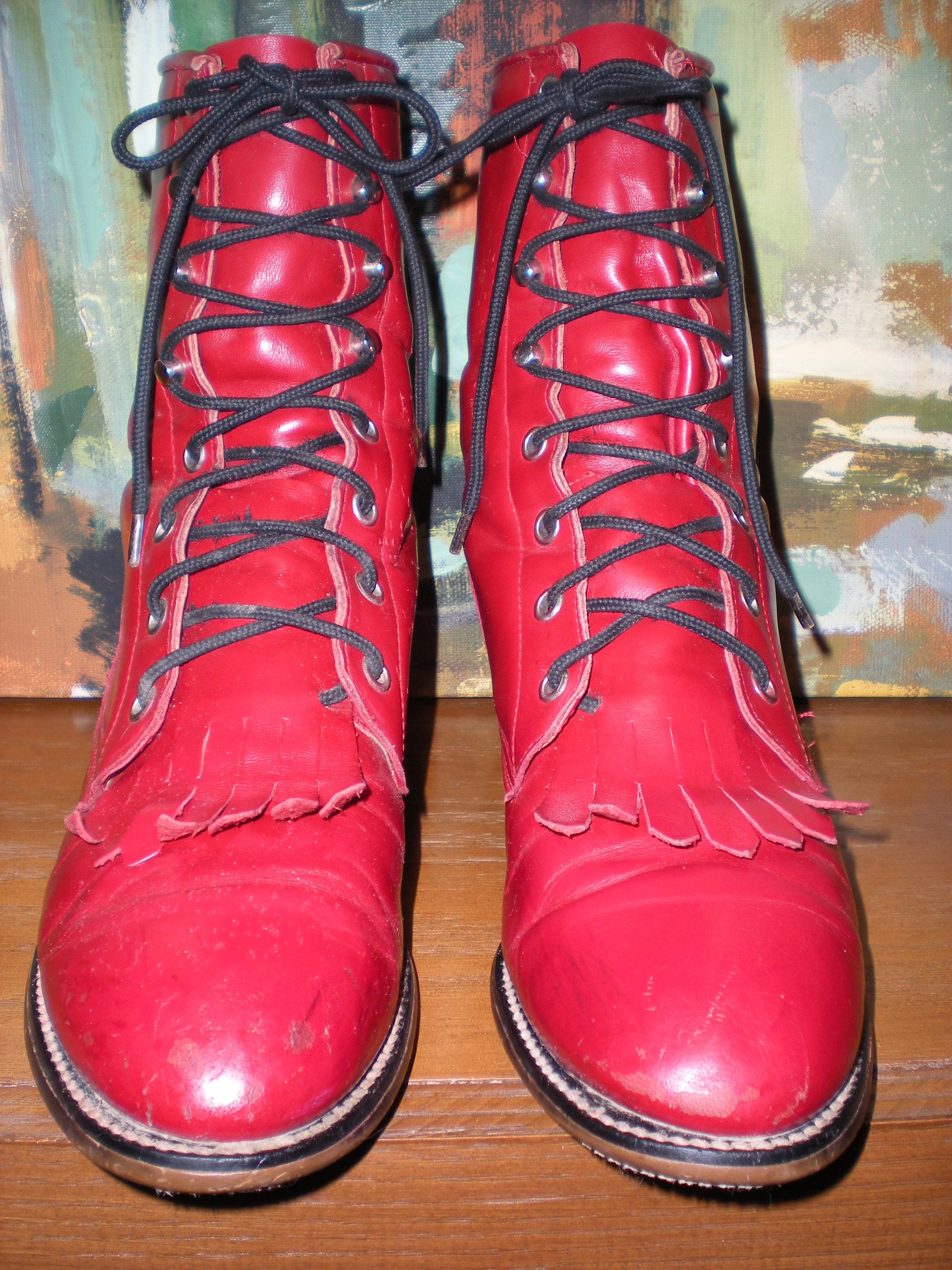 lace up ropers
