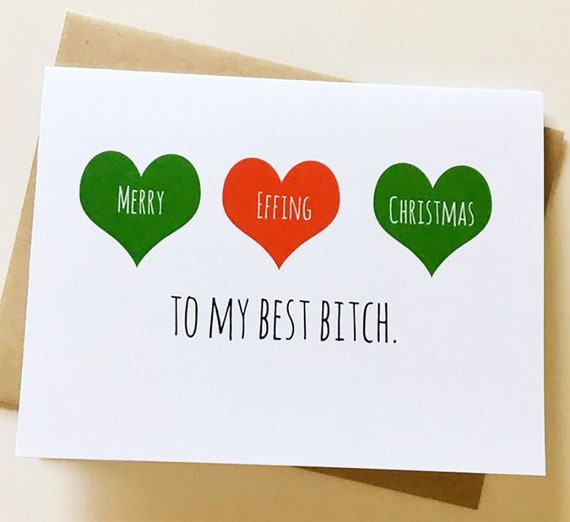 best friend christmas card bff christmas best bitch card merry christmas card - What Should I Get My Best Friend For Christmas best friend christmas card bff christmas best bitch card merry christmas card - What Should I Get My Best Friend For Christmas