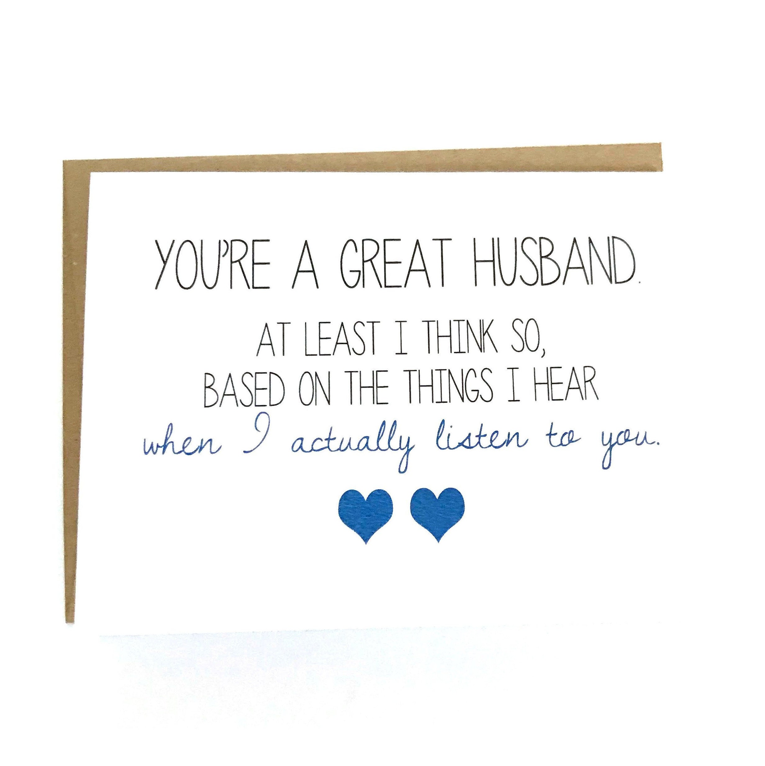 Funny Love Card Husband Card Card for Him Marriage Card - Etsy Funny Love Card Husband Card Card for Him Marriage Card - Etsy