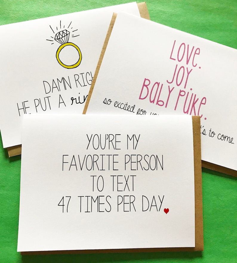 SET OF 3 Cards Greeting Card Set Pack of Greeting Cards Etsy