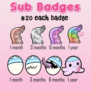 Twitch Sub Badges