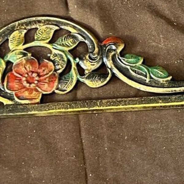 Antique Curtain Rod Etsy