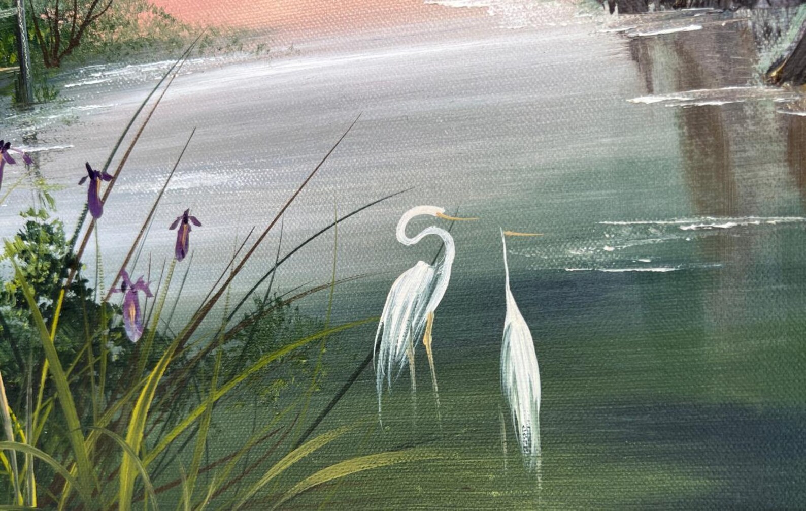 Swamp Bayou New Orleans LA Oil Painting Landscape Miriam Ragan | Etsy