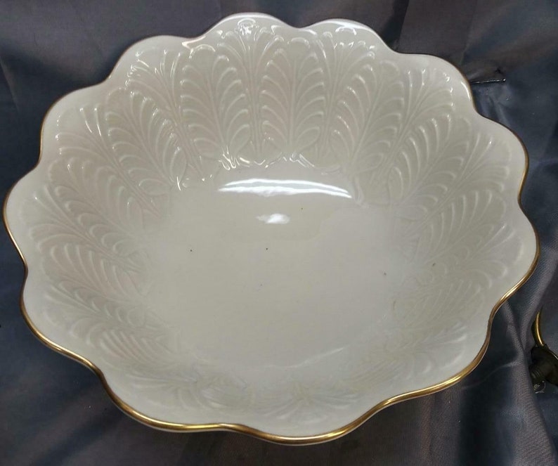 Lenox Large Serving Decorative Bowl Centerpiece Porcelain Etsy