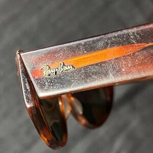 Vintage Ray-Ban B and L Wayfarer Dekko Acetate Tortoise Sunglasses Bausch & Lomb image 5