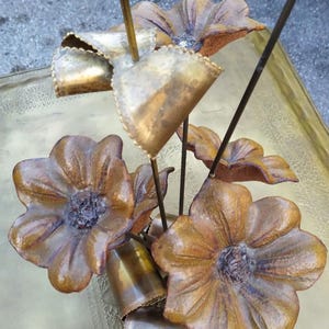 Vintage Metal Sculpture Mid Century Modern Art Pottery MCM Original C Jere Era