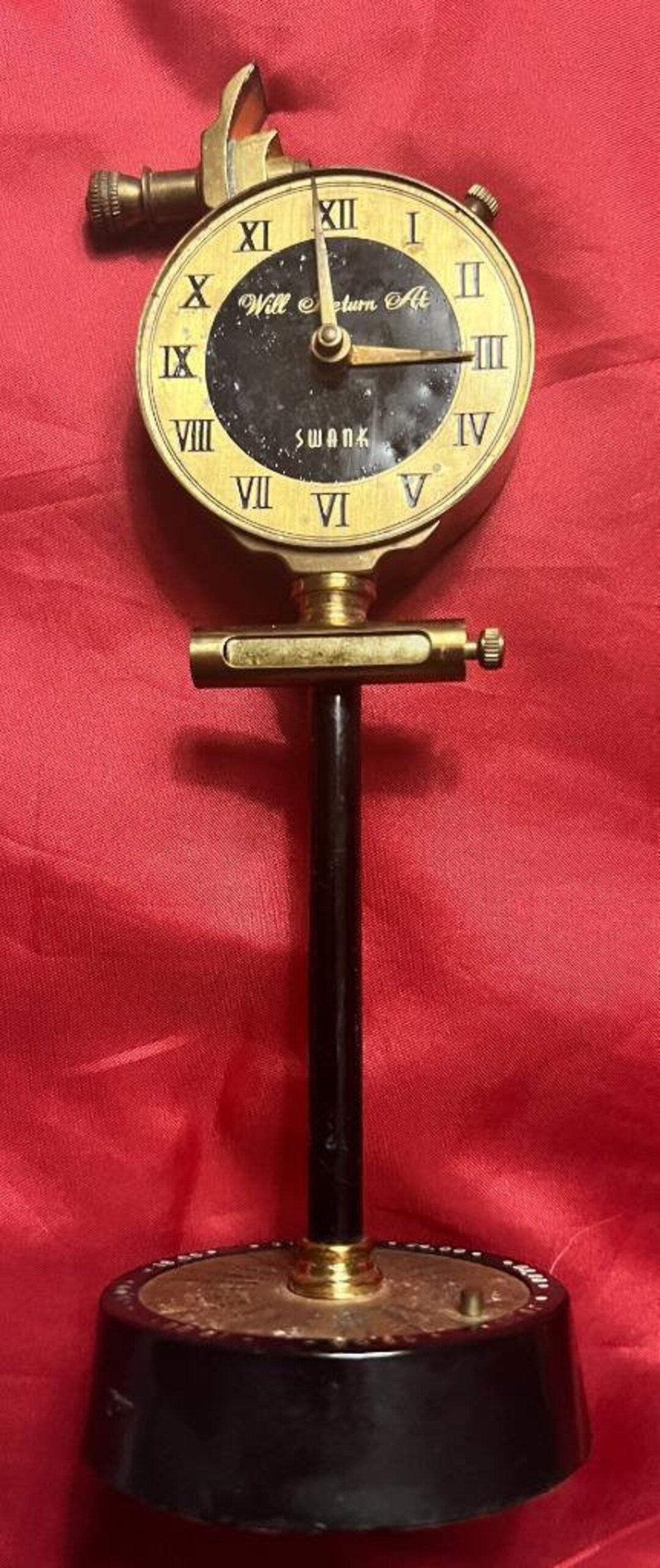 Vintage Swank Cigar Cigarette Lighter Clock Japan Will Return Etsy