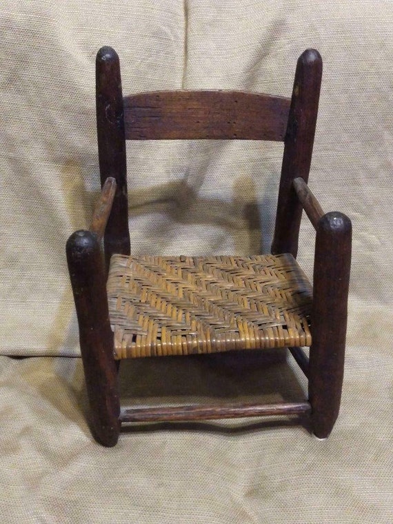 Old Antique American Americana Primitive Childs Ch