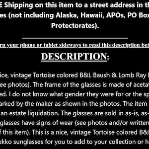 Vintage Ray-Ban B and L Wayfarer Dekko Acetate Tortoise Sunglasses Bausch & Lomb image 10