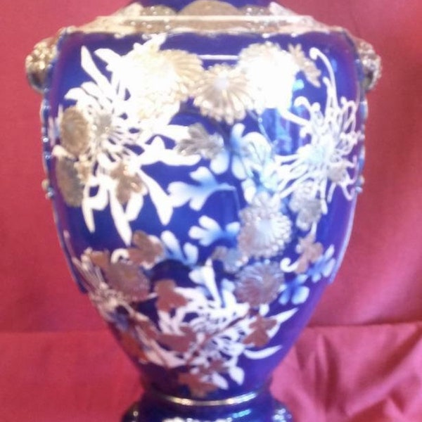 Blue Chrysanthemum Pottery Etsy
