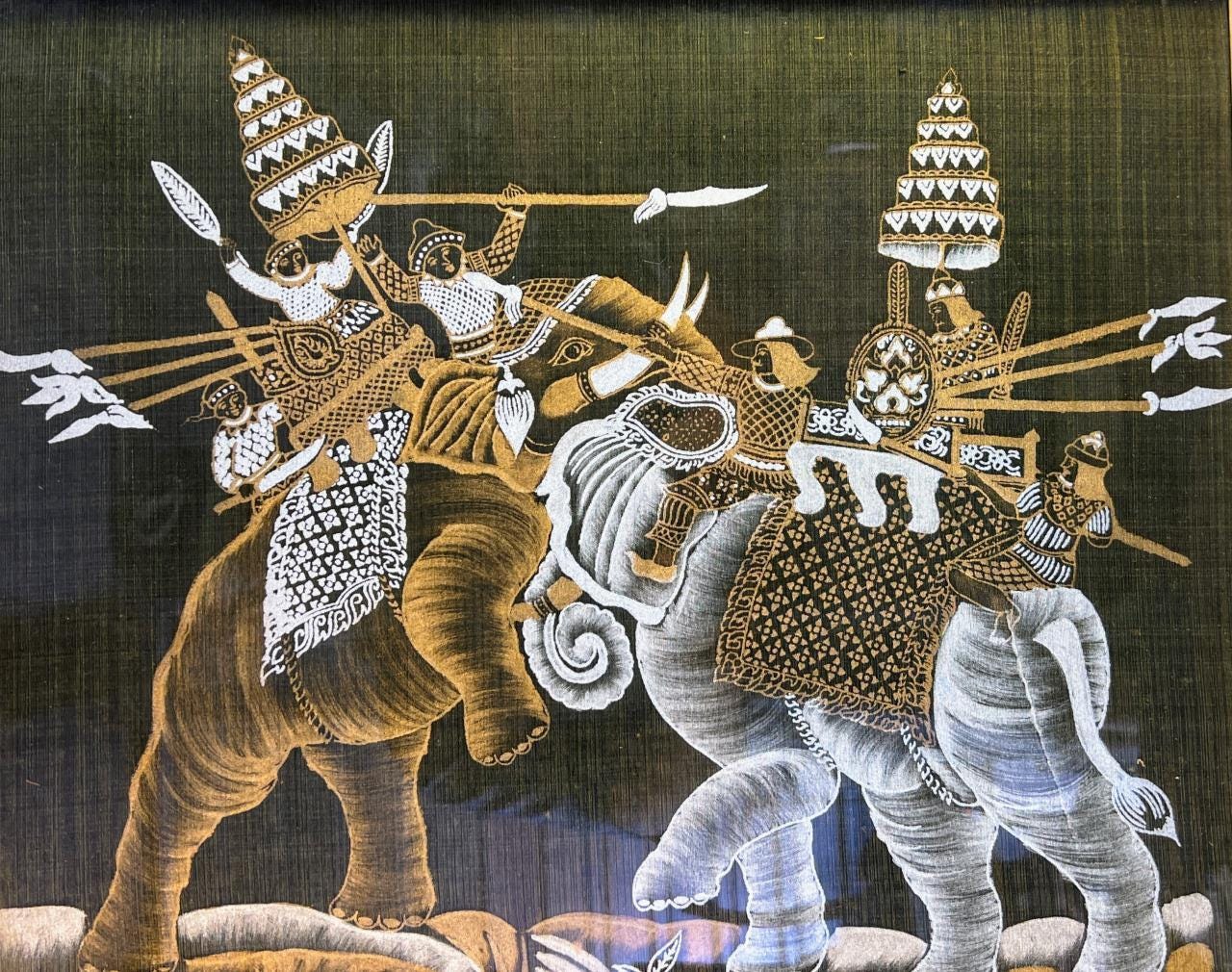 Thai Antique Painting - Etsy