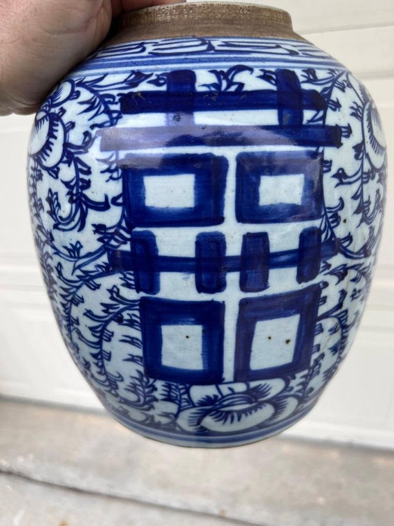 Antique Old Chinese CHINA Pottery Porcelain Blue & and White Etsy