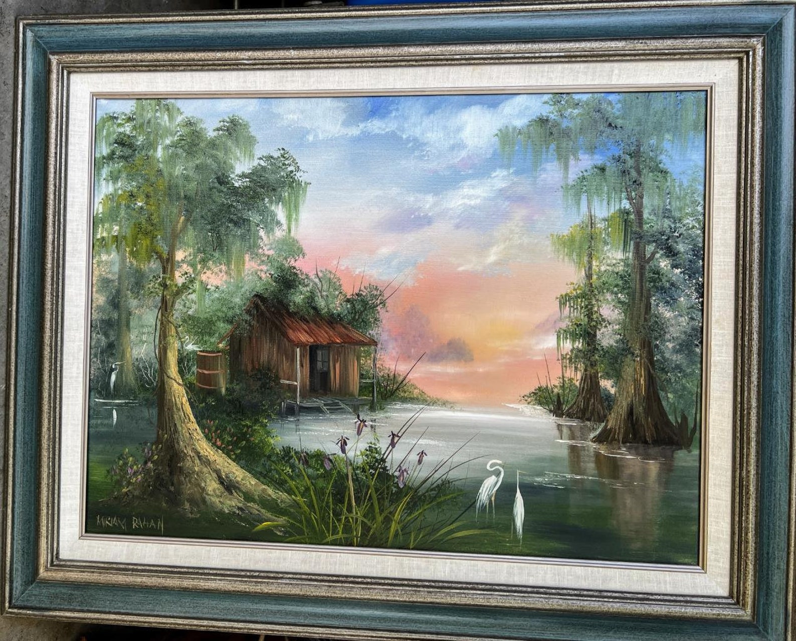 Swamp Bayou New Orleans LA Oil Painting Landscape Miriam Ragan | Etsy