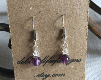 amethyst earrings