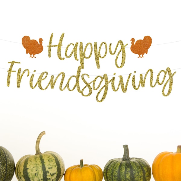 Printable Friendsgiving Banner Etsy