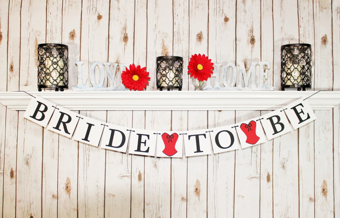 BRIDAL SHOWER DECORATION Bridal Shower Banners and Sign Etsy