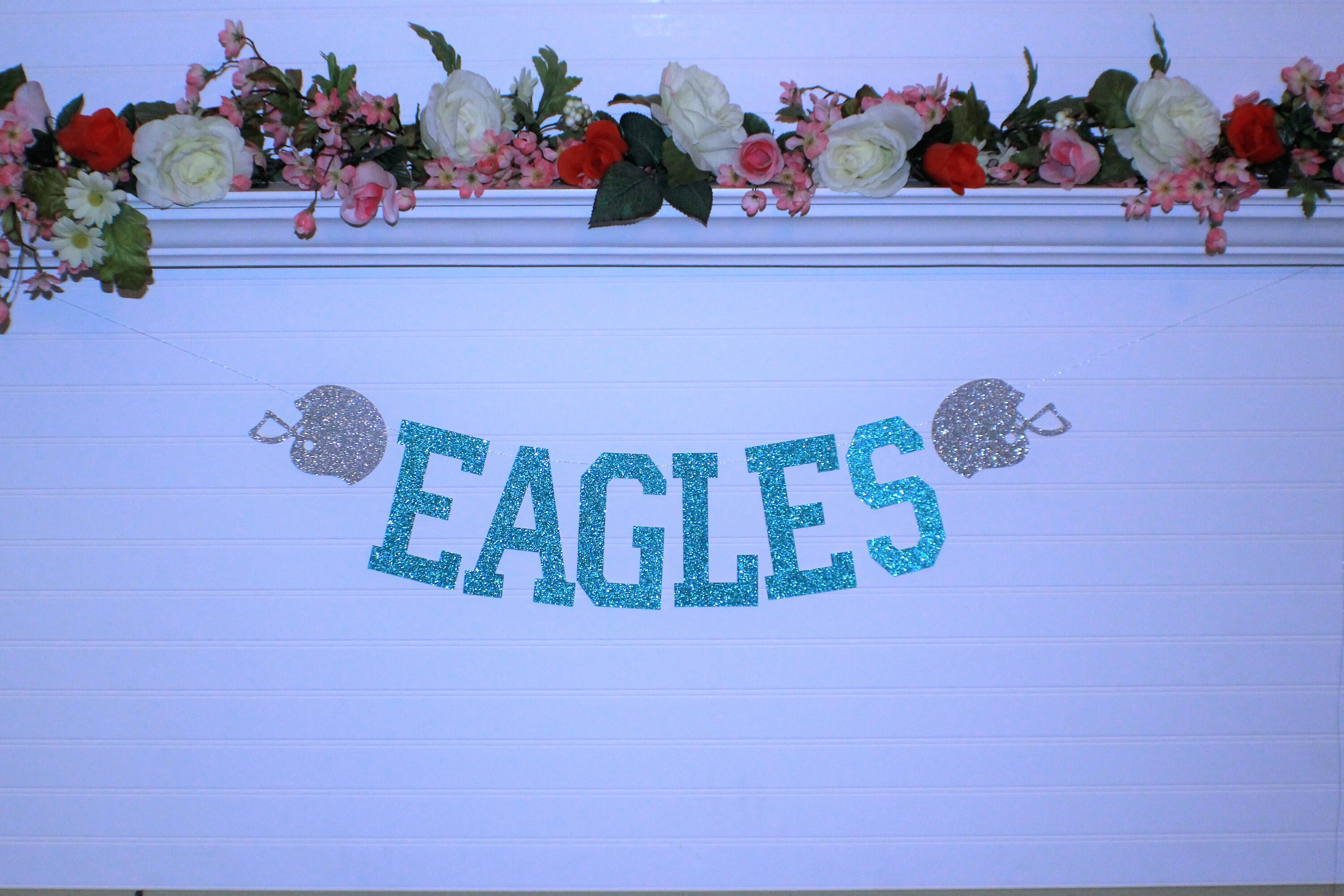 Football Decoration Banner Eagles Banner Game Day Etsy