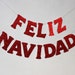 FELIZ NAVIDAD BANNER Feliz Navidad Decoration Christmas - Etsy