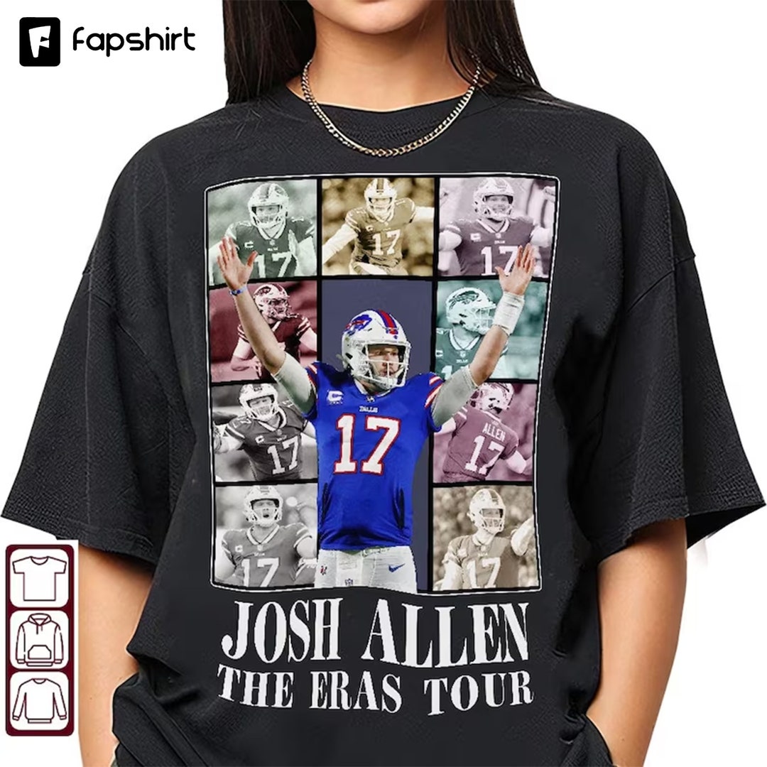 Josh Allen Eras Shirt Josh Allen Bootleg Shirt Josh Allen Etsy