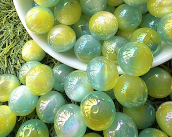 Iridescent Beads – 16mm Round AB Finish Jewelry Making Supplies