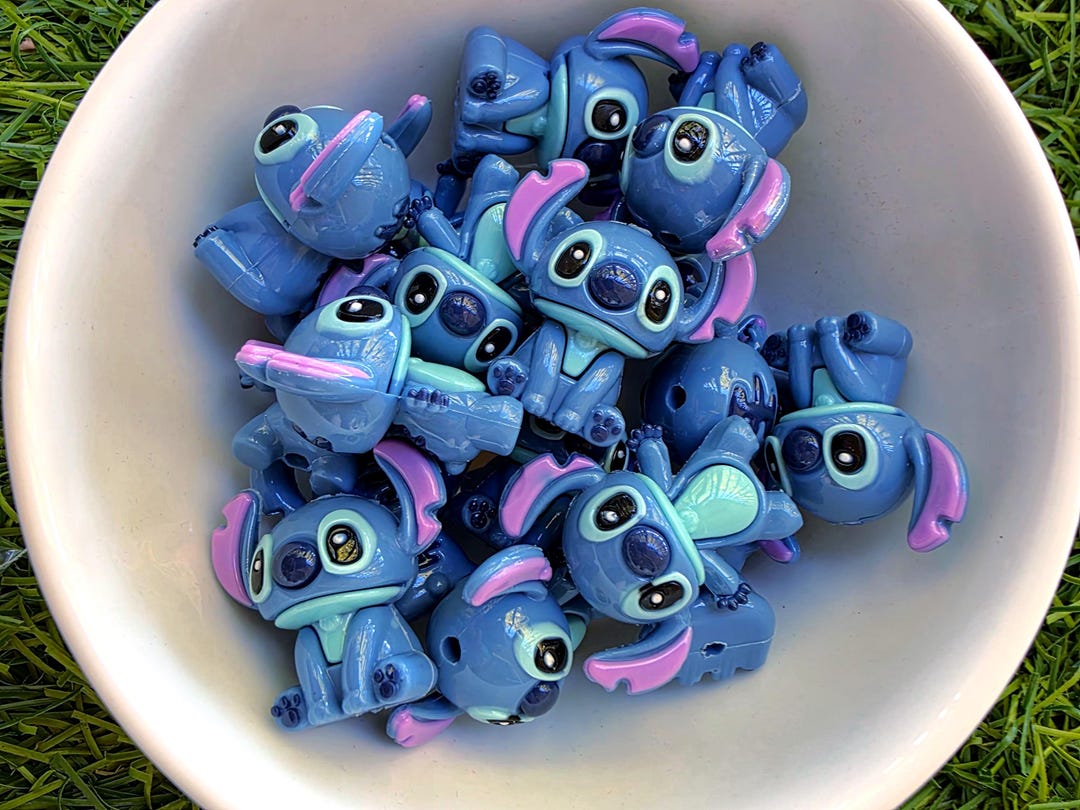 3D Alien Beads: Acrylic Pen Charms - Blue, Pink, Purple - Etsy