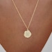Medallion Necklace | Sunbeam Necklace | Gold Necklace | Sunburst Necklace | Coin Necklace | Sun Necklace | Layering Necklace | Gifts For Her