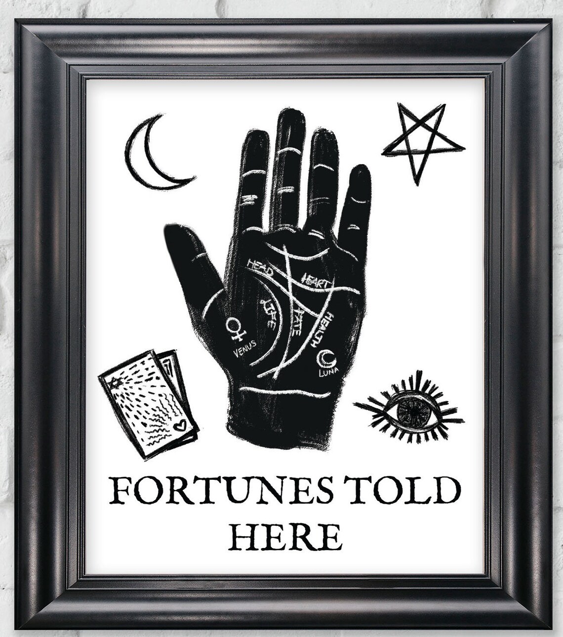Fortune Teller Sign Printable