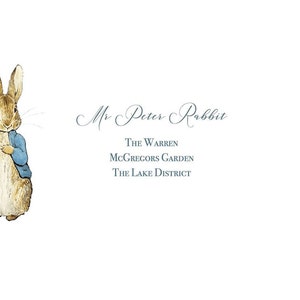 Peter Rabbit Envelope Template | Peter Rabbit Birthday | Rabbit Baby ...